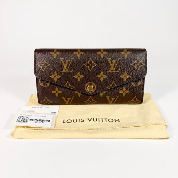 Louis Vuitton Monogram Sarah Wallet Fuchsia - Picture 2 of 9